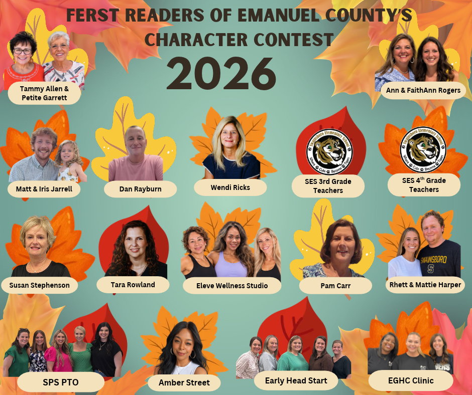 Ferst Readers of Emanuel County Character Contest image