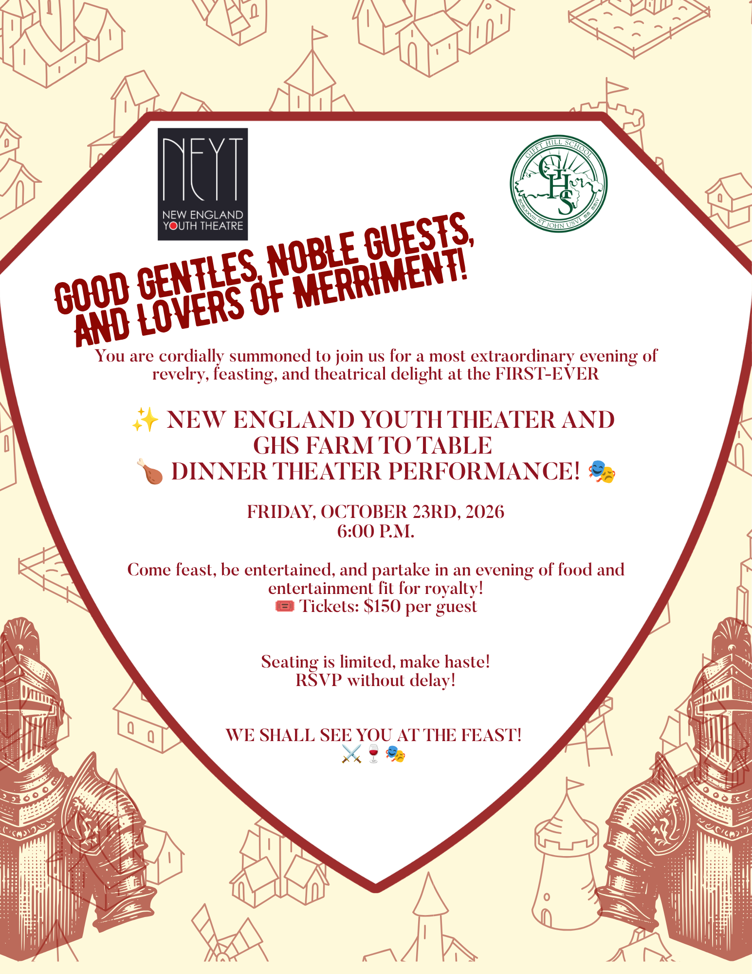 GHS & NEYT Farm to Table Dinner Theater Performance image