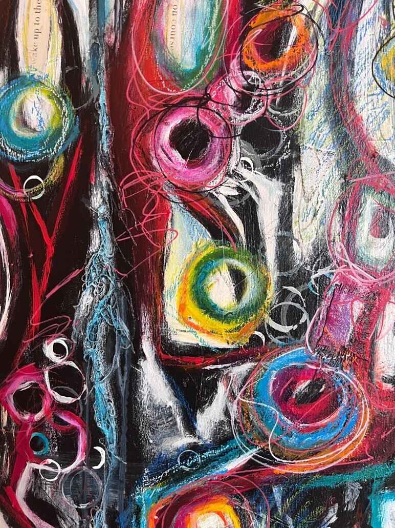 2026-A4 - ABSTRACTION AND COLLAGE: 3rd Edition - Layering Mixed Media with Jorge Saenz image