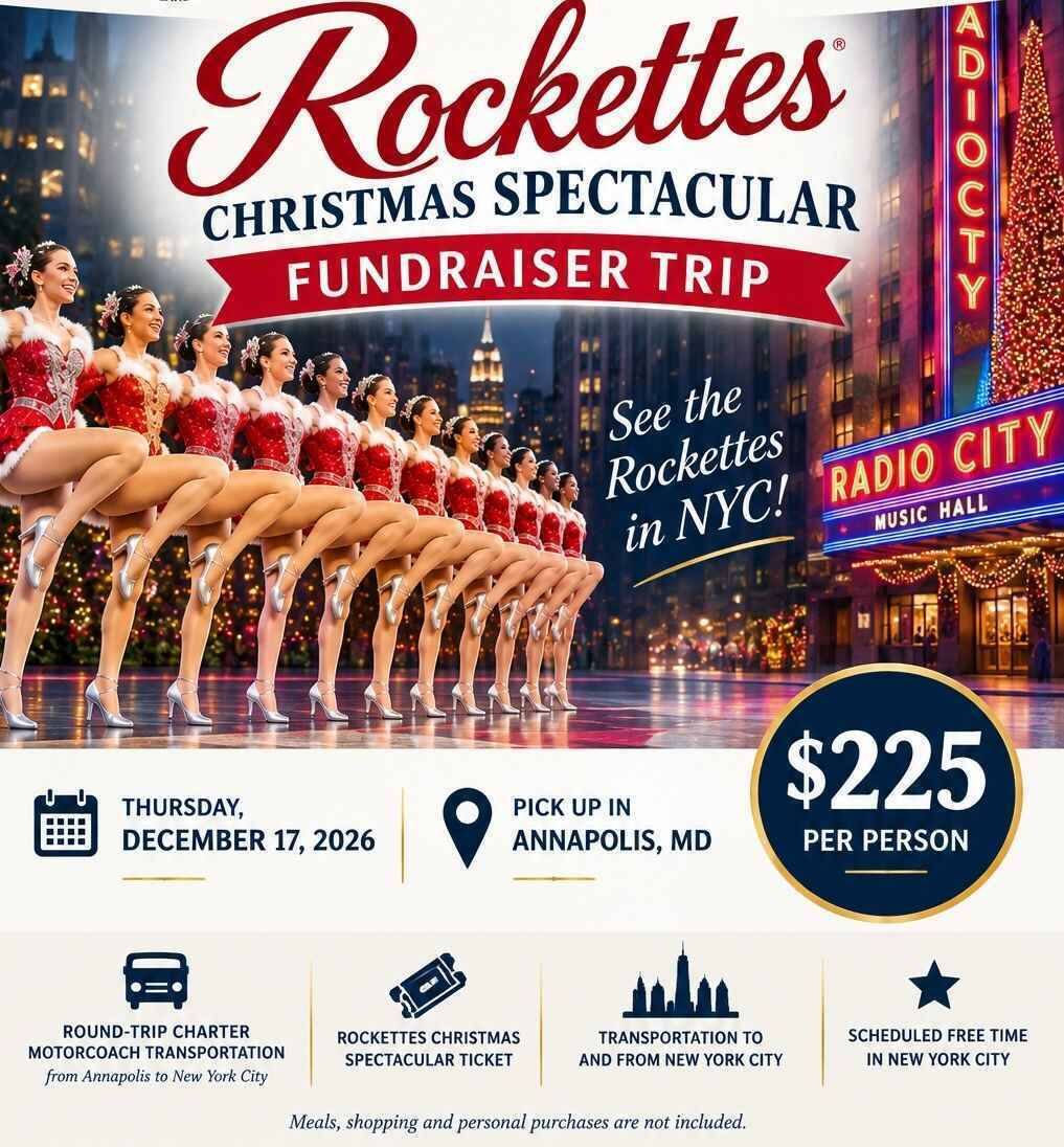 New York Trip to see Rockettes Christmas Spectacular Fundraiser image