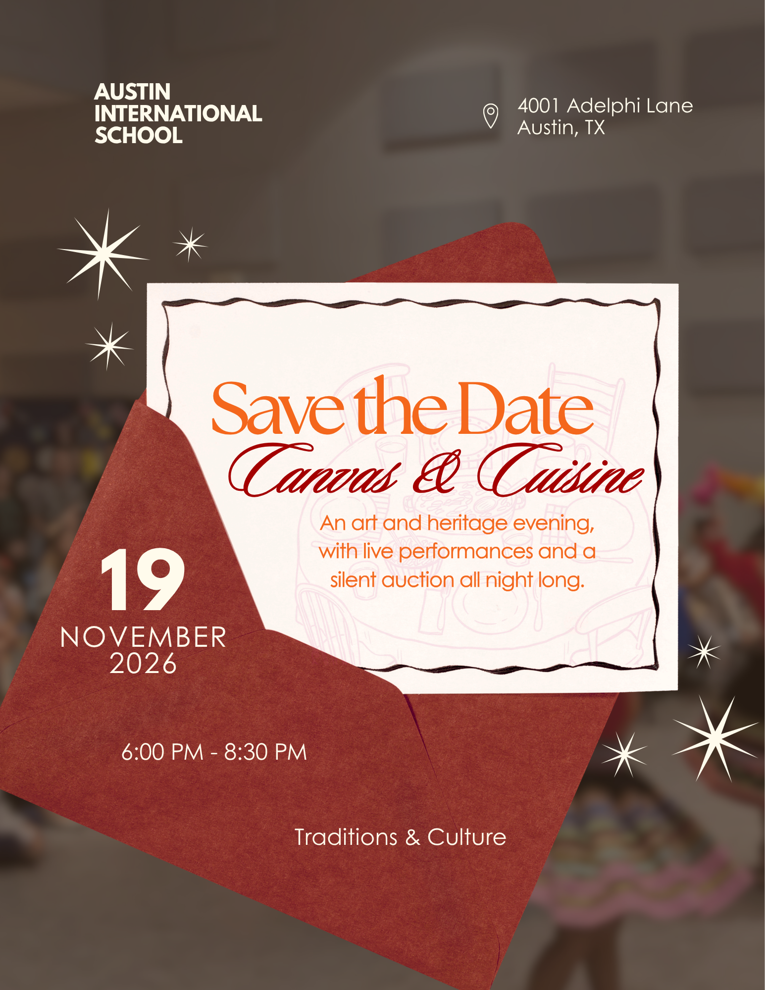 Canvas and Cuisine, Art and Heritage Evening image