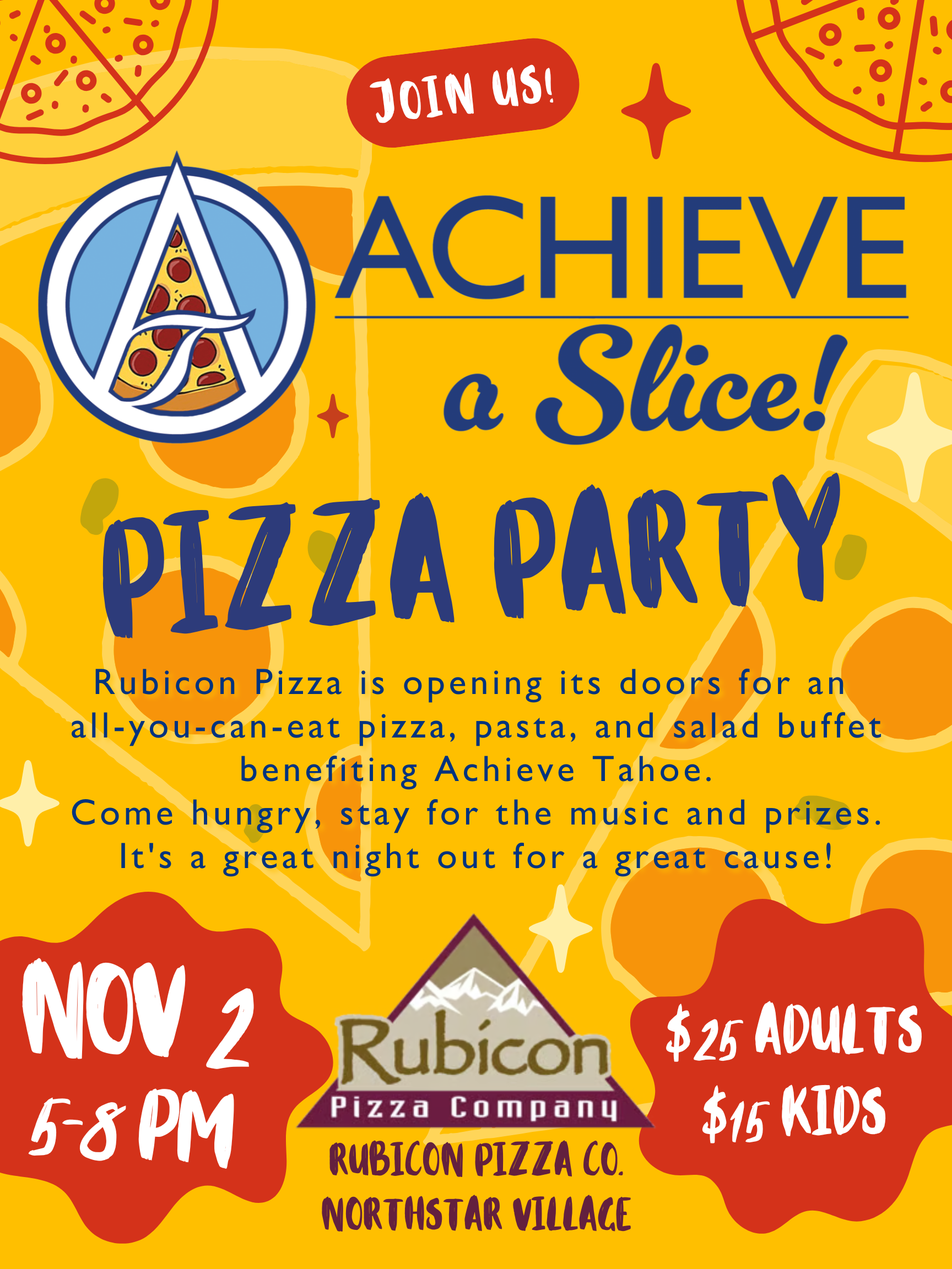 Achieve a Slice Pizza Party image