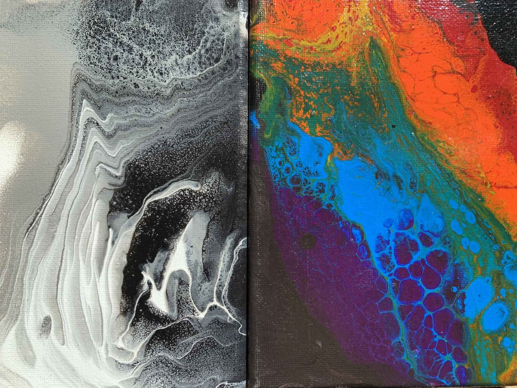 Acrylic Pour Painting with Wendy Dispennette image