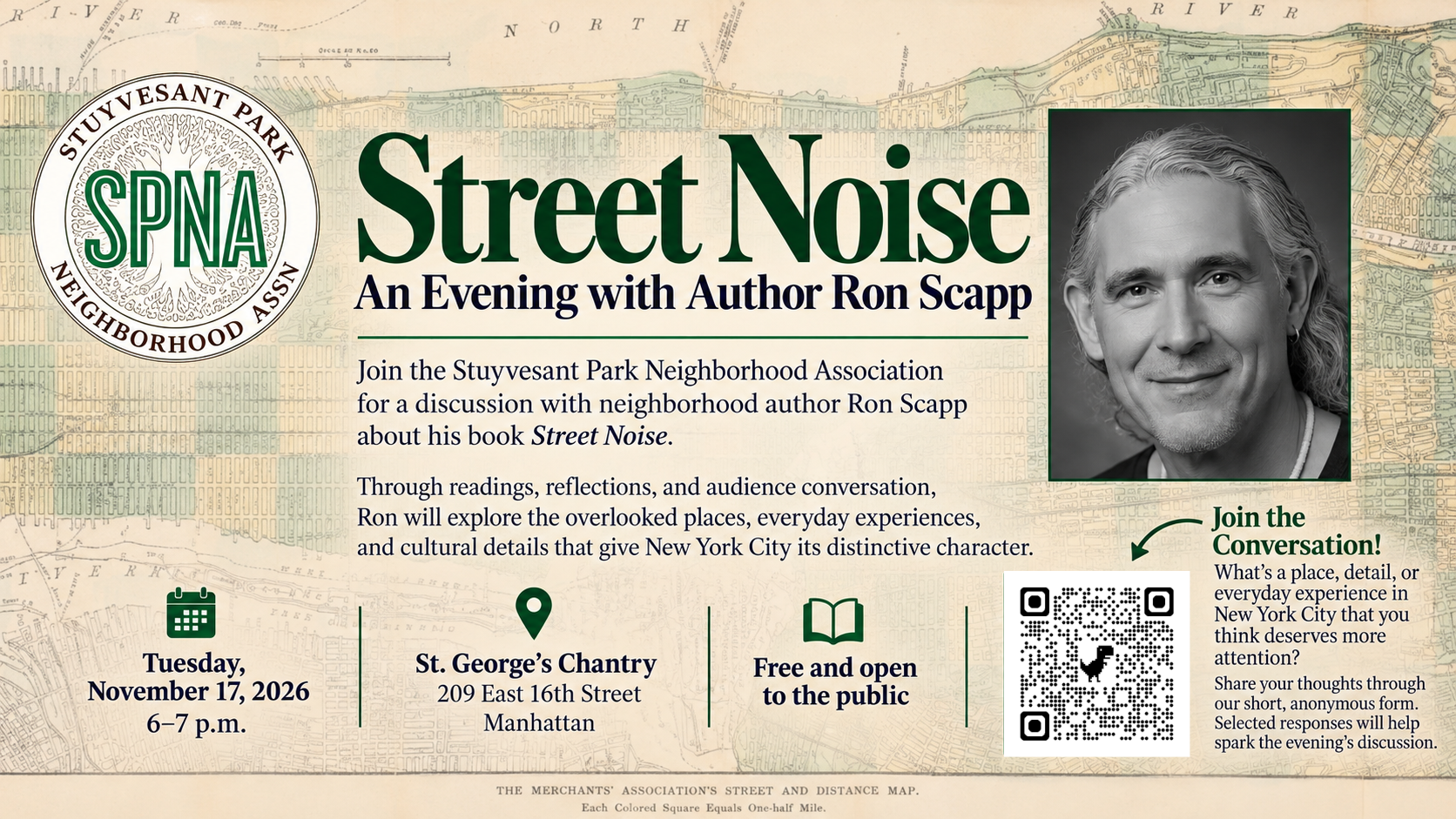 Street Noise: An Evening with Author Ron Scapp image