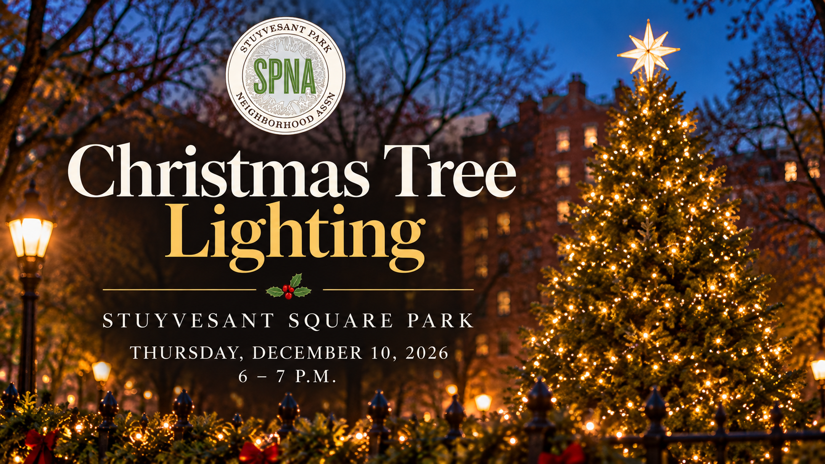Christmas Tree Lighting at Stuyvesant Square image