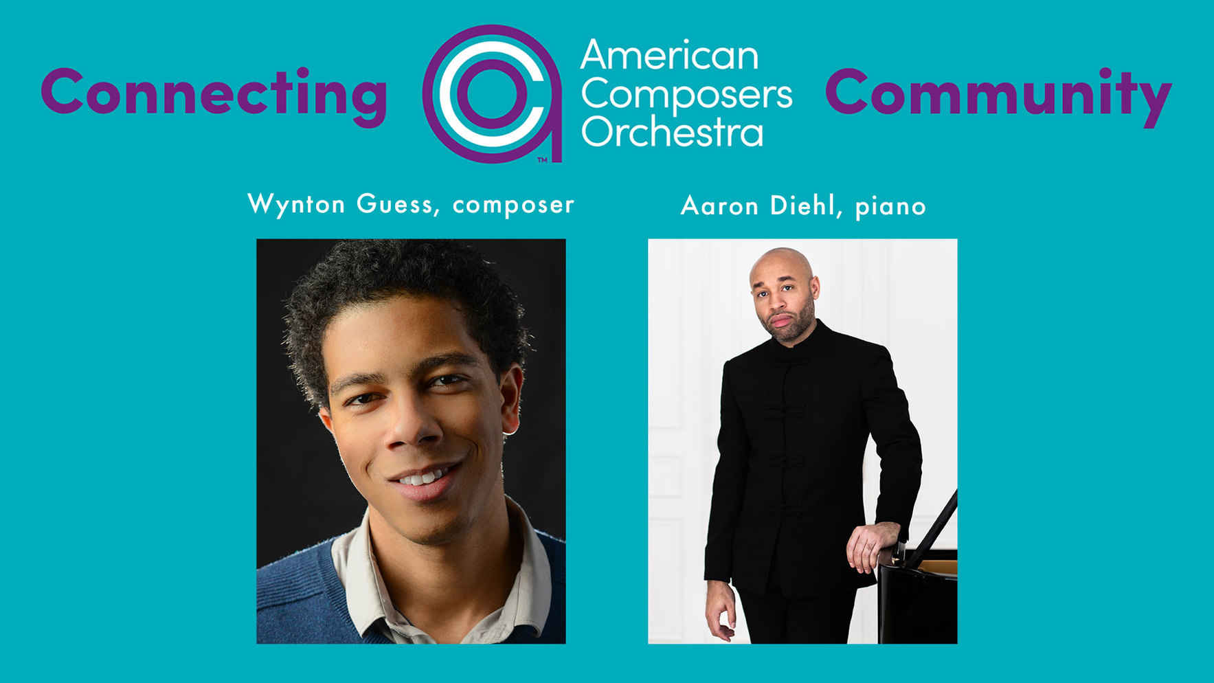 Connecting ACO Community Volume III - Wynton Guess's new work for pianist, Aaron Diehl image