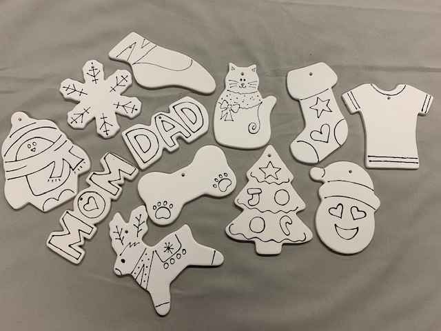 Pottery Paint Kits - $7 Ornaments image
