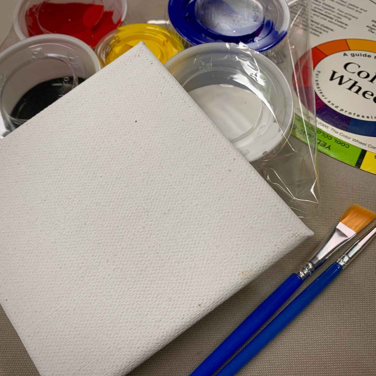Mini Canvas Painting Art Kit image