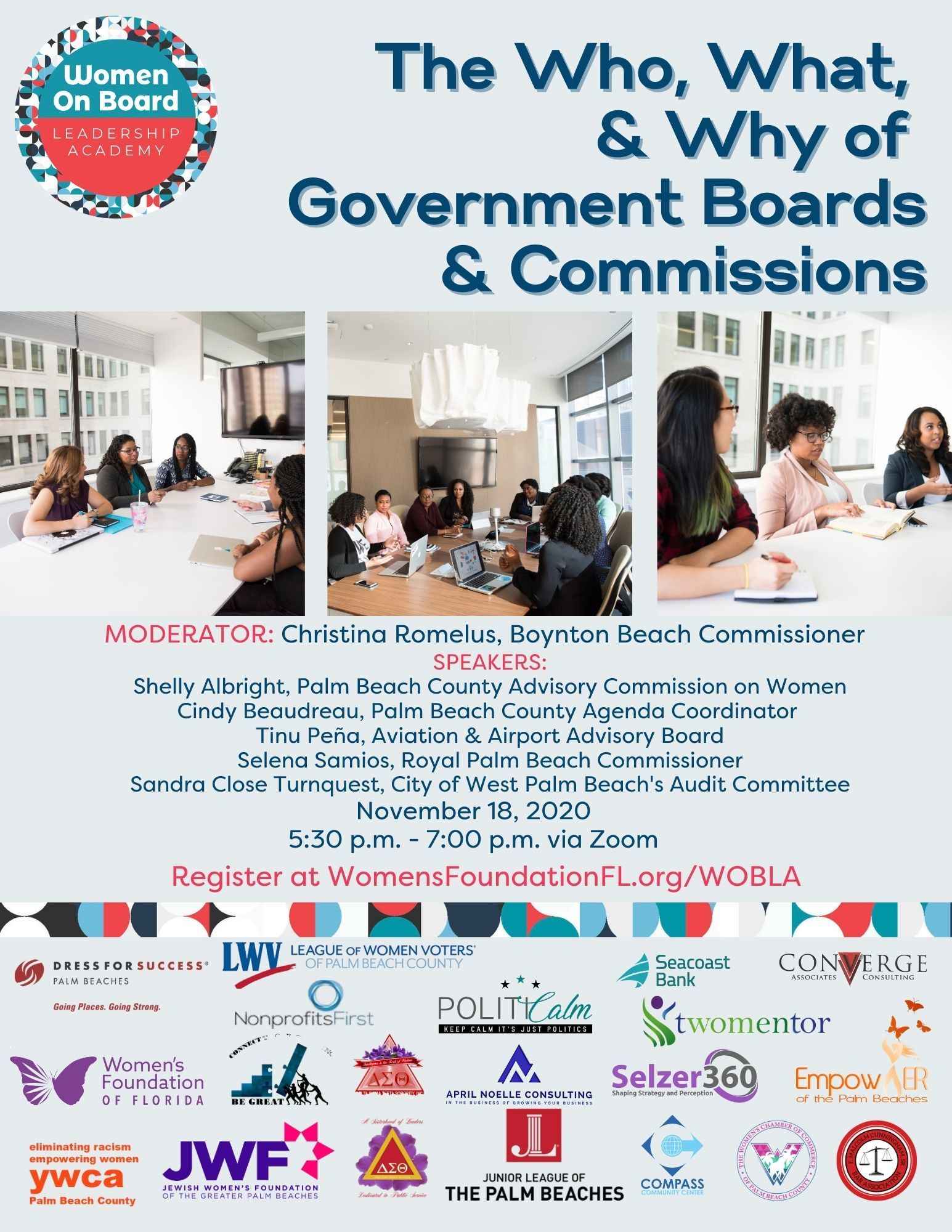 Women on Board Leadership Academy: Government Board Service image