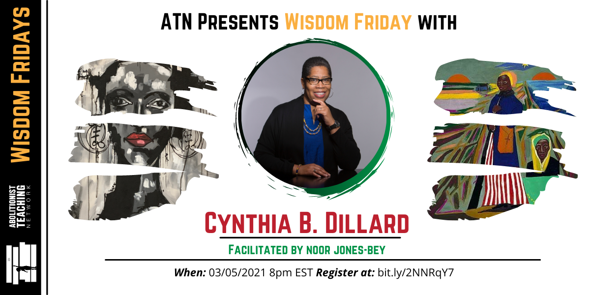 Wisdom Friday w/ Cynthia B. Dillard image