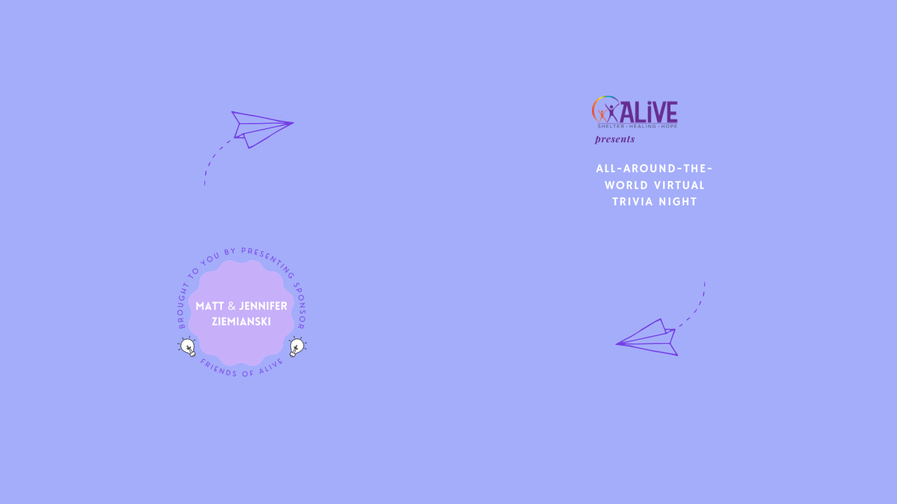 ALIVE's All Around the World Virtual Trivia Night image