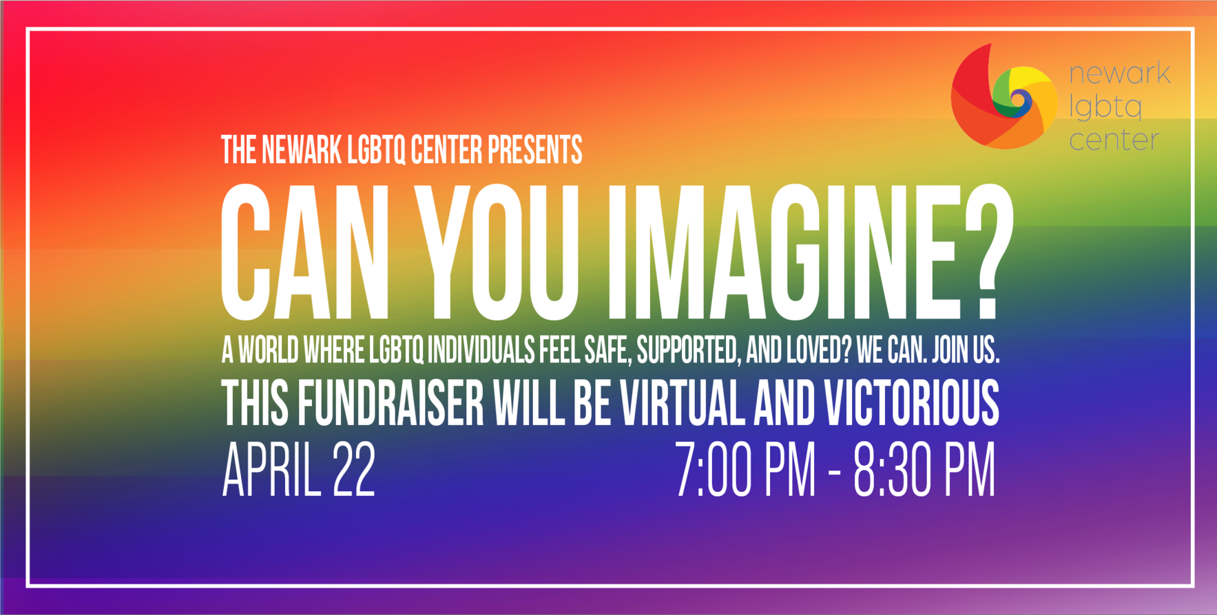 Can You Imagine?: The Newark LGBTQ Community Center Virtual Fundraiser image