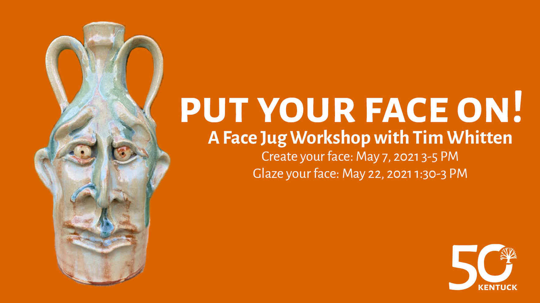 Put Your Face On: A Face Jug Workshop with Tim Whitten image