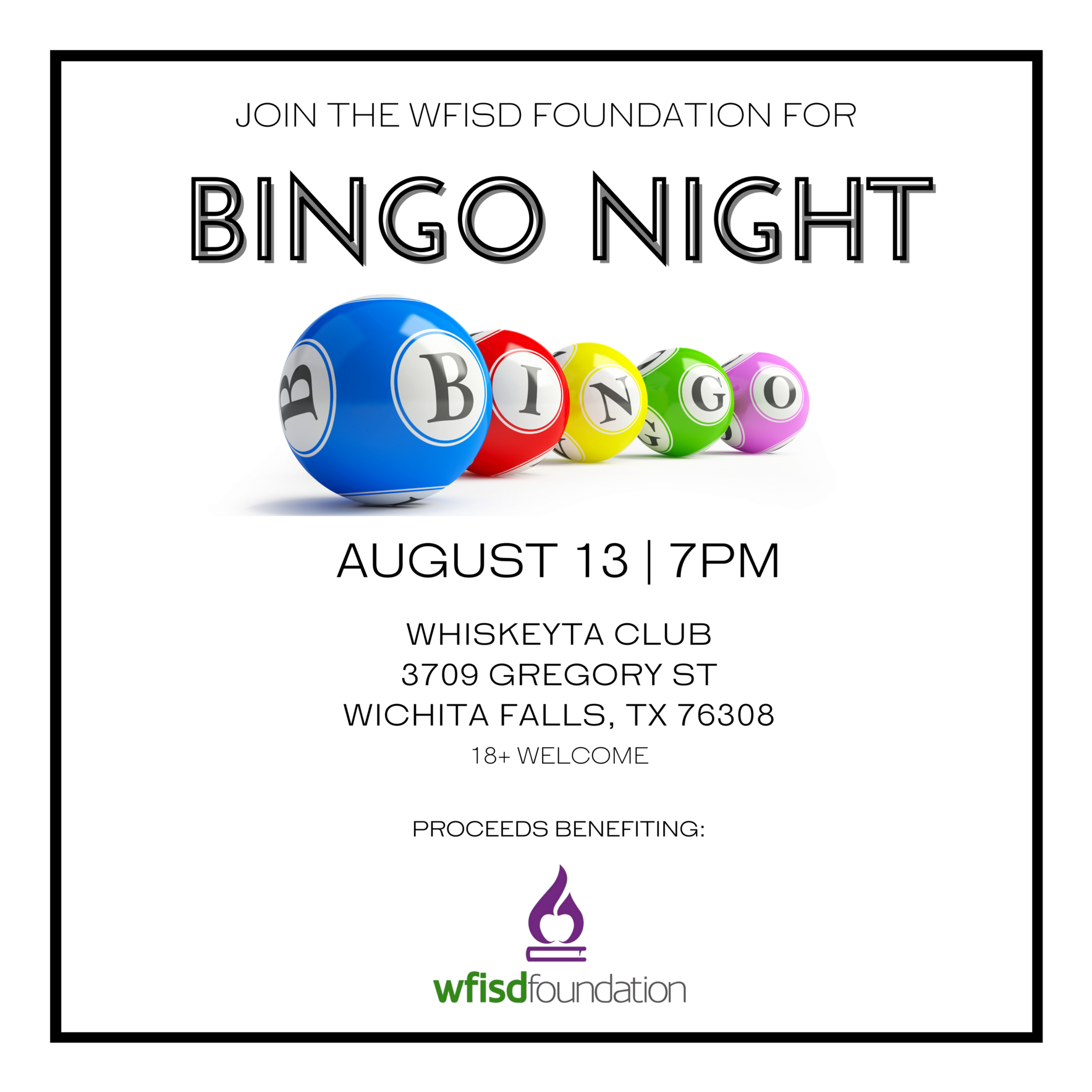 WFISD Foundation Bingo Night image