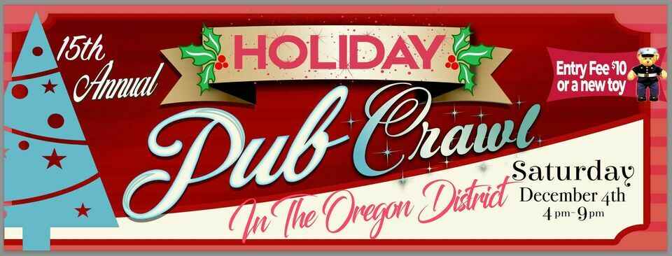 2021 Oregon District Holiday Pub Crawl image