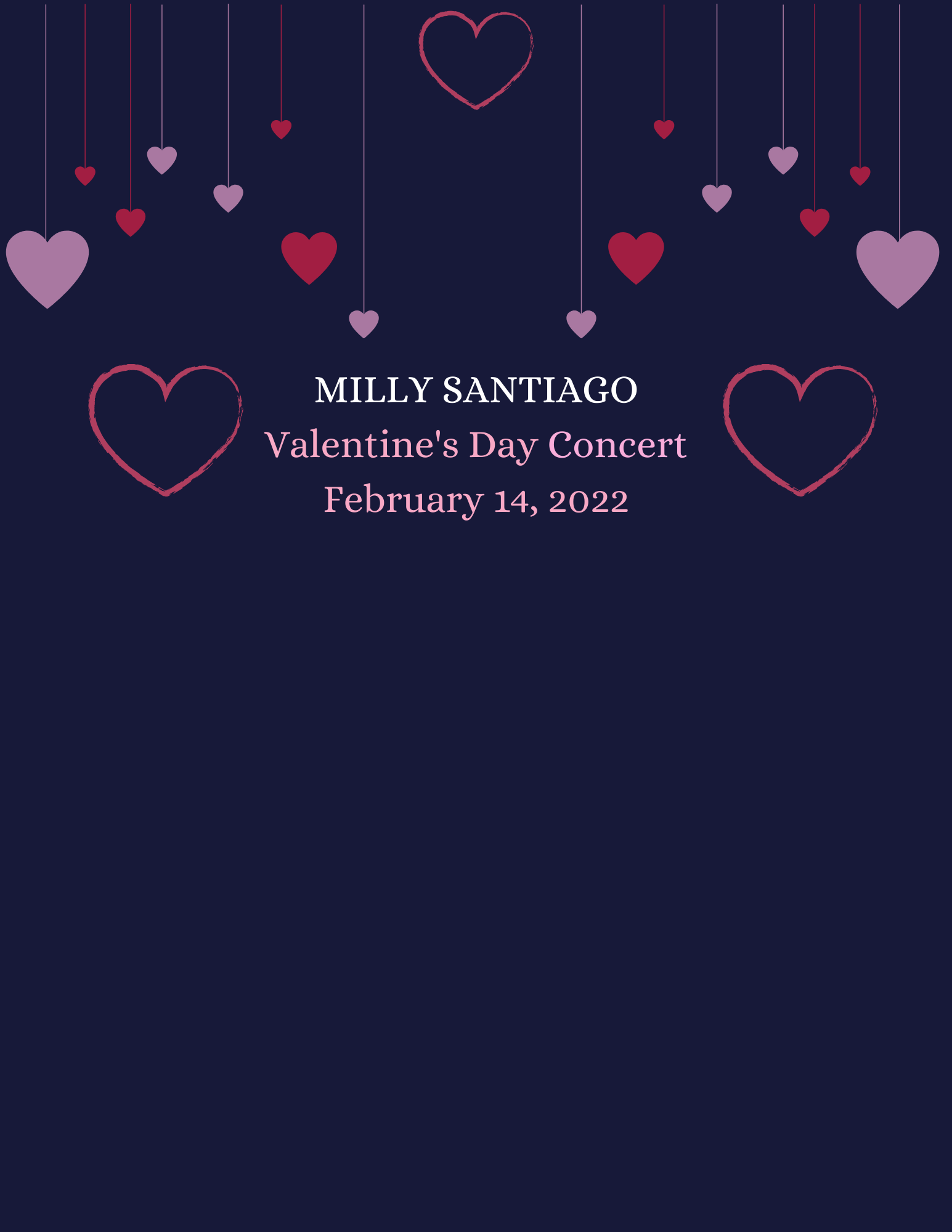 Milly Santiago - Valentine's Day Concert image