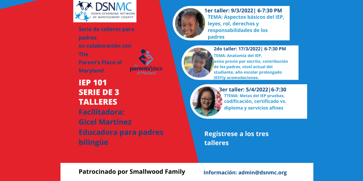 IEP 3 Part Training Series/IEP 101 SERIE DE 3 TALLERES image