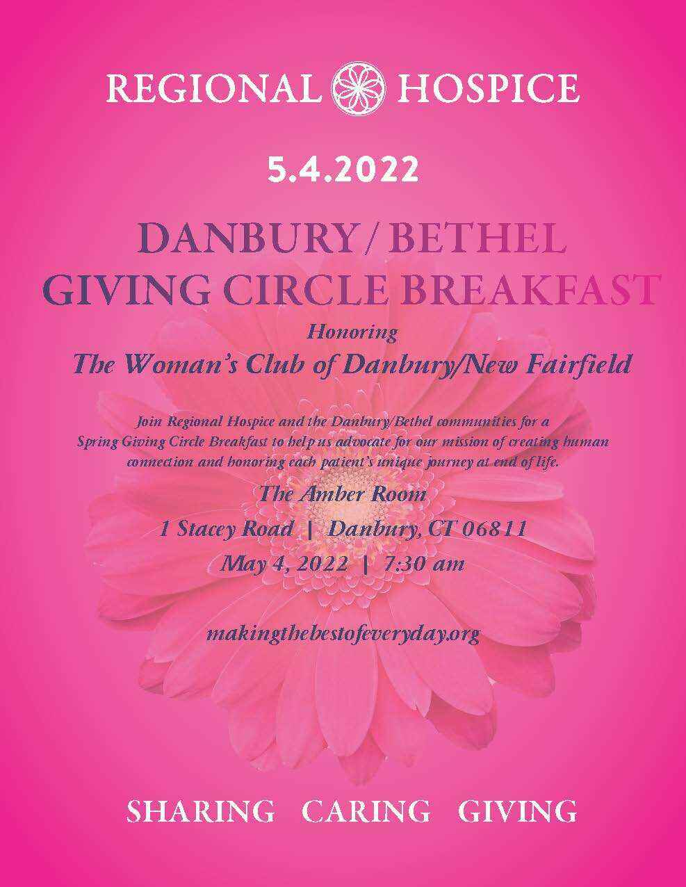 FY22 2022 Danbury Chapter:  Danbury/Bethel Giving Circle Breakfast image