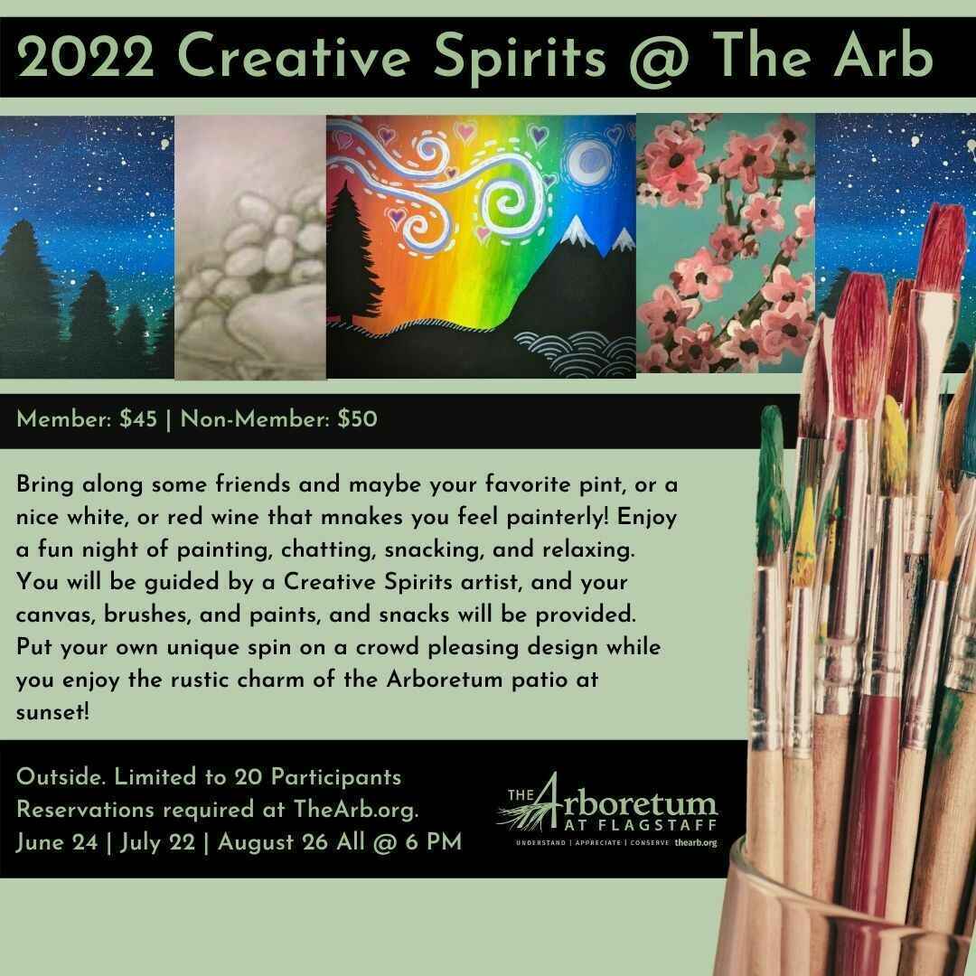 Creative Spirits @ The Arb Member Tickets for June 24, 2022 image