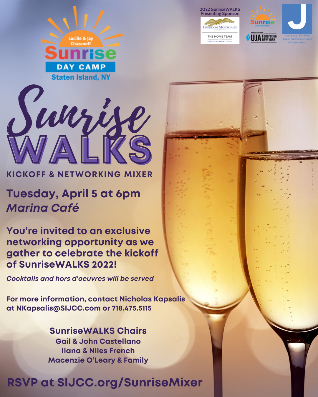 SunriseWALKS Kickoff & Networking Mixer image