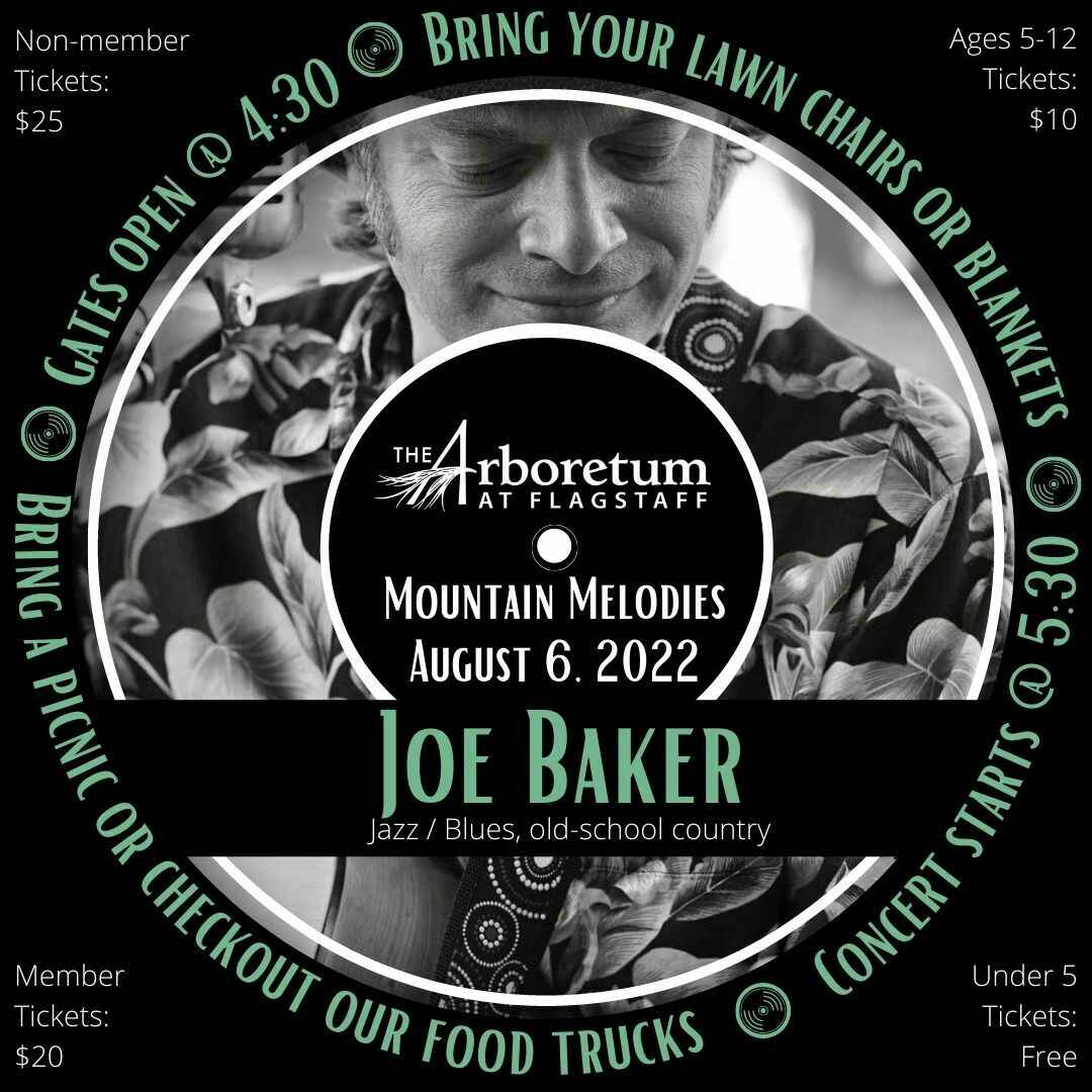 Member Ticket - Mountain Melodies Concert #3 Joe Baker image