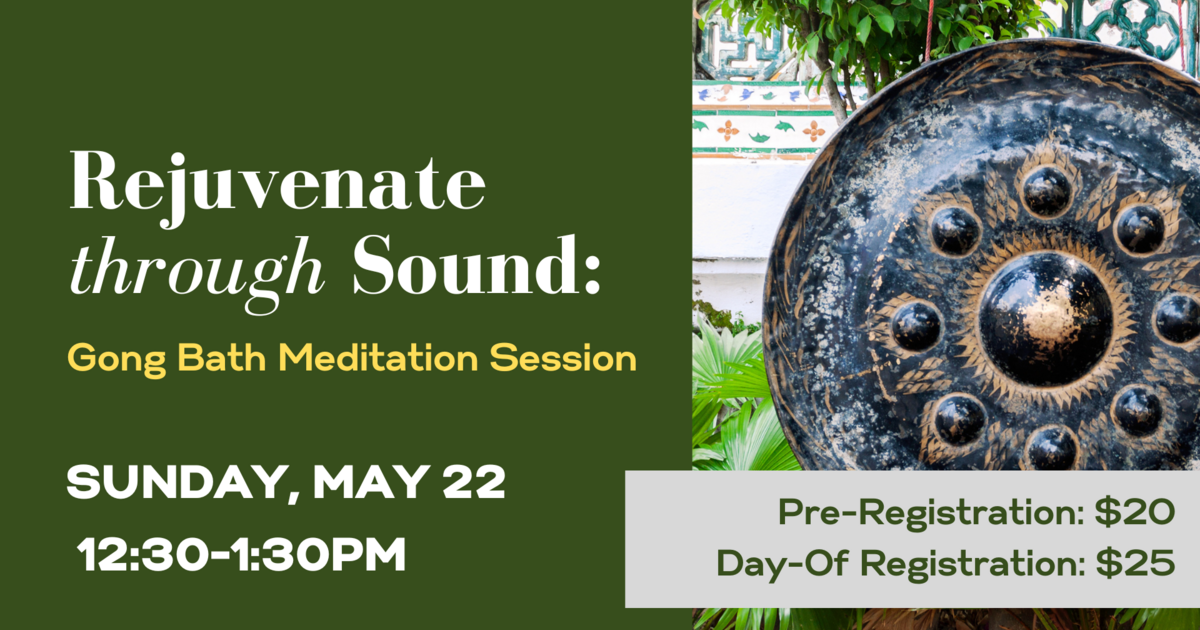 Althea Center Rejuvenate Through Sound Gong Bath with Gregg Wilkins
