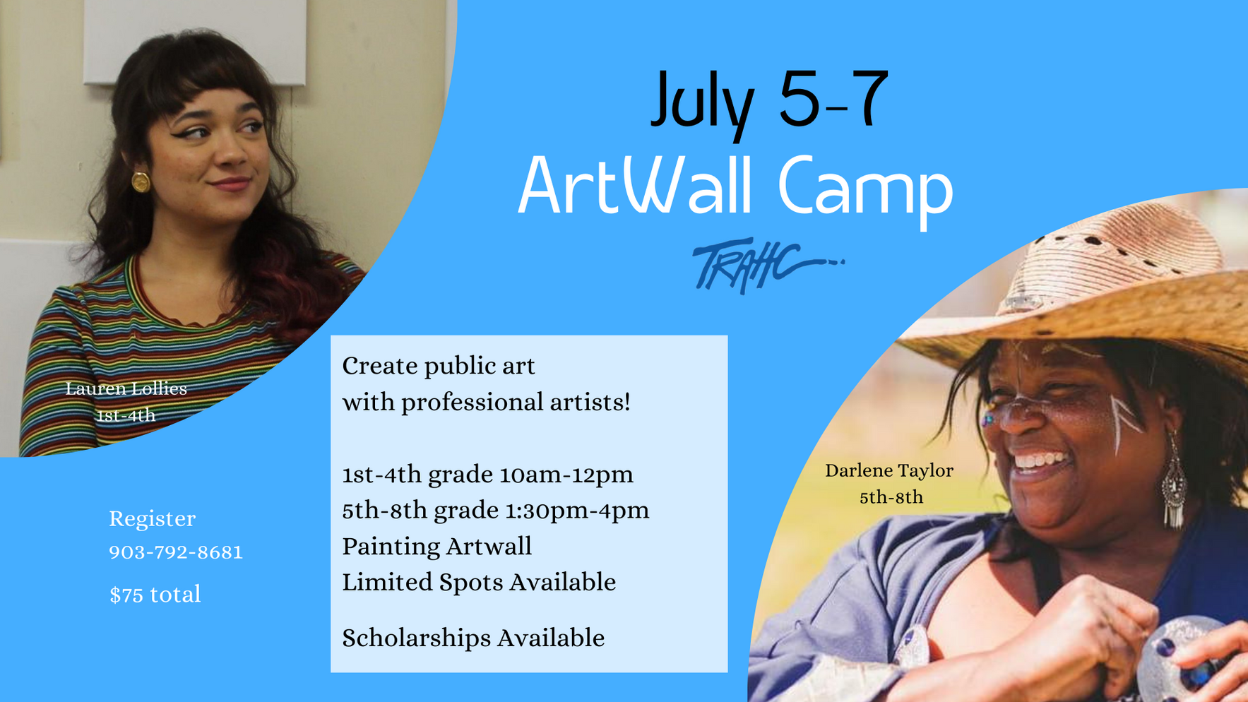 2022 ArtWall Camp 2 for 1st-4th graders with Lauren Lollies image