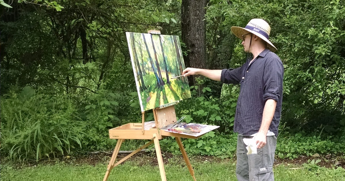 Virginia Highlands Festival Plein Air Painting with Kyle