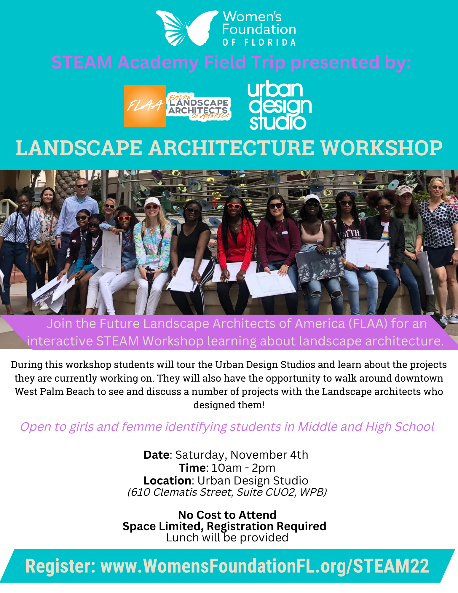 STEAM Academy: Landscape Architecture Workshop in WPB image