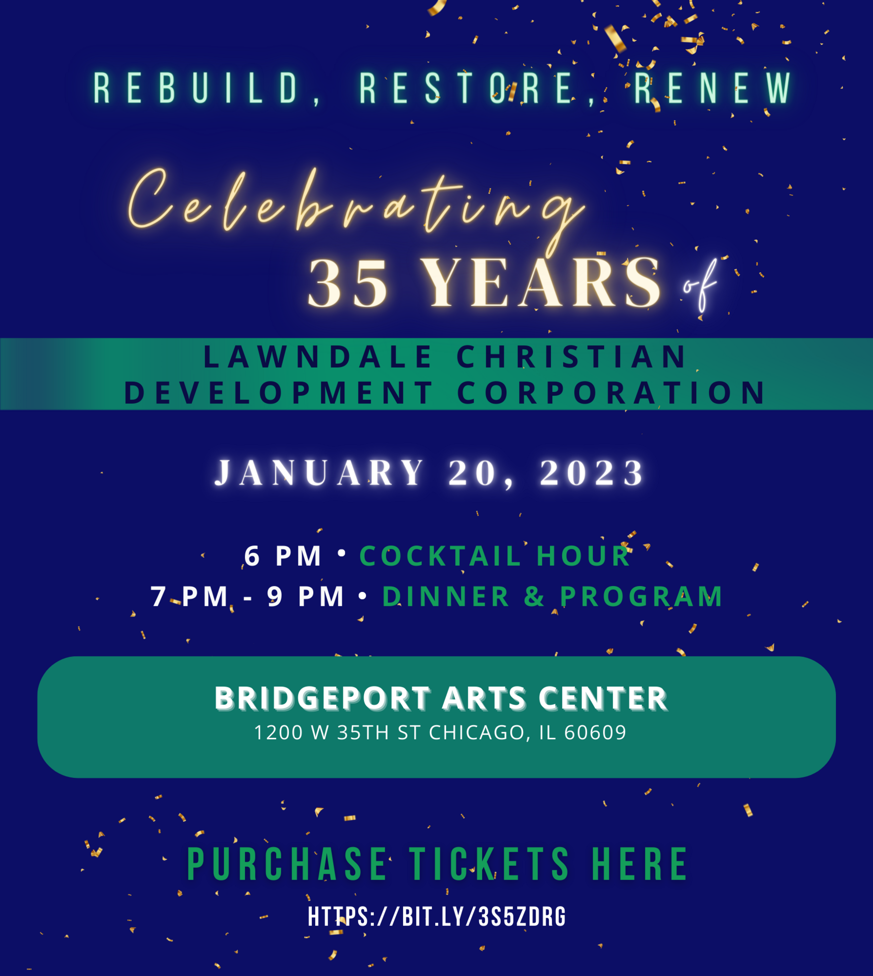 2023 Annual Fundraising Dinner - "Rebuild, Restore, Renew" image