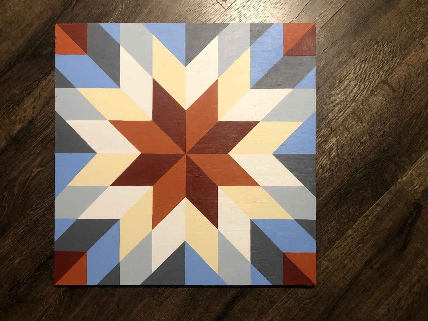 Barn Quilt Painting image