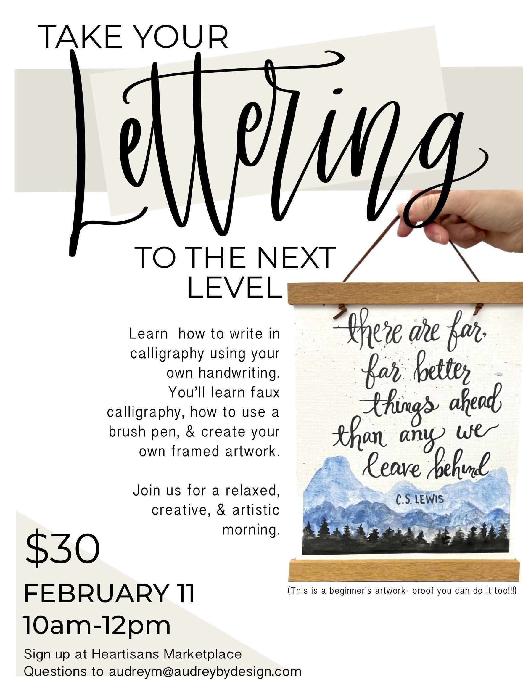 Take Your Lettering To The Next Level image