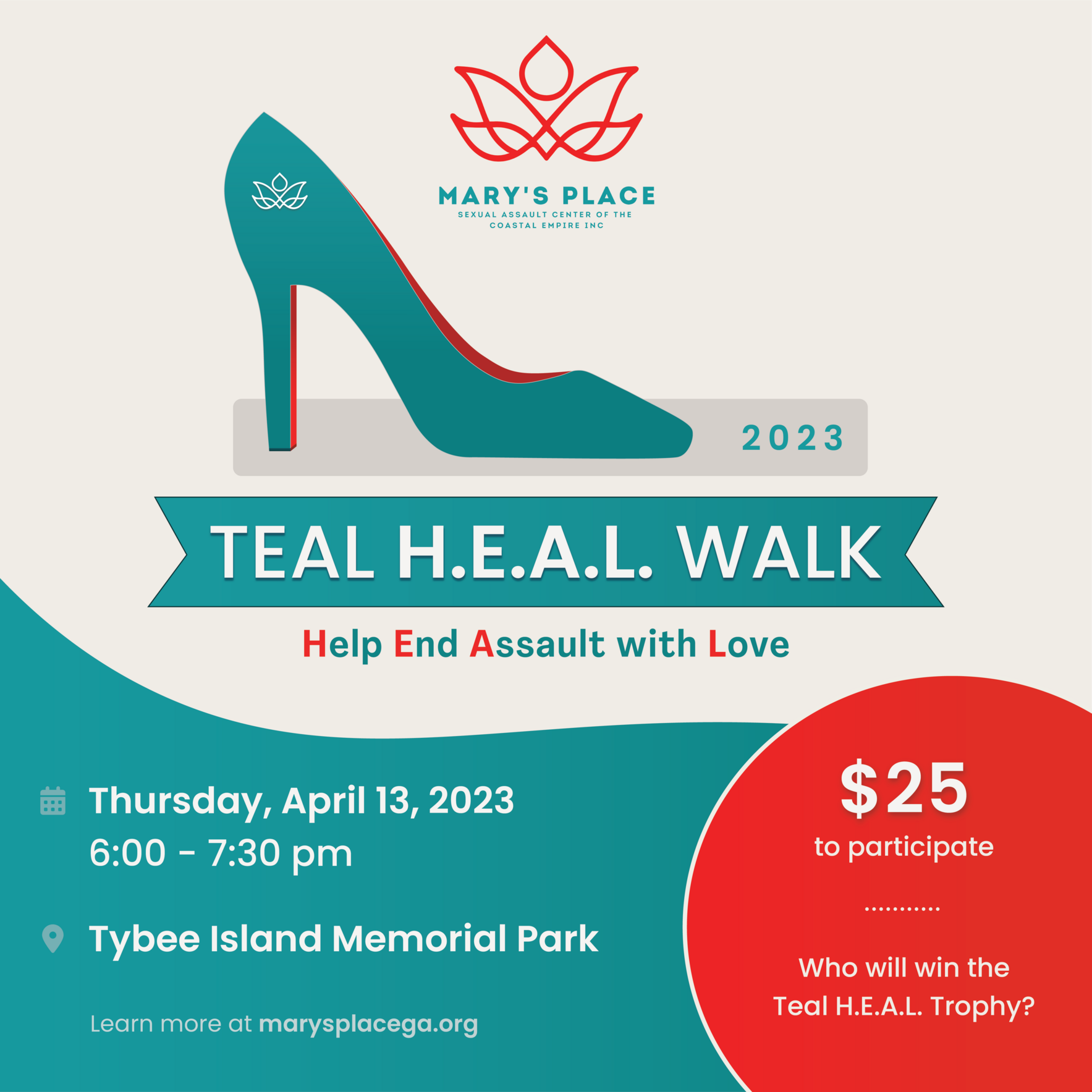 Teal H.E.A.L. Walk 2023 image