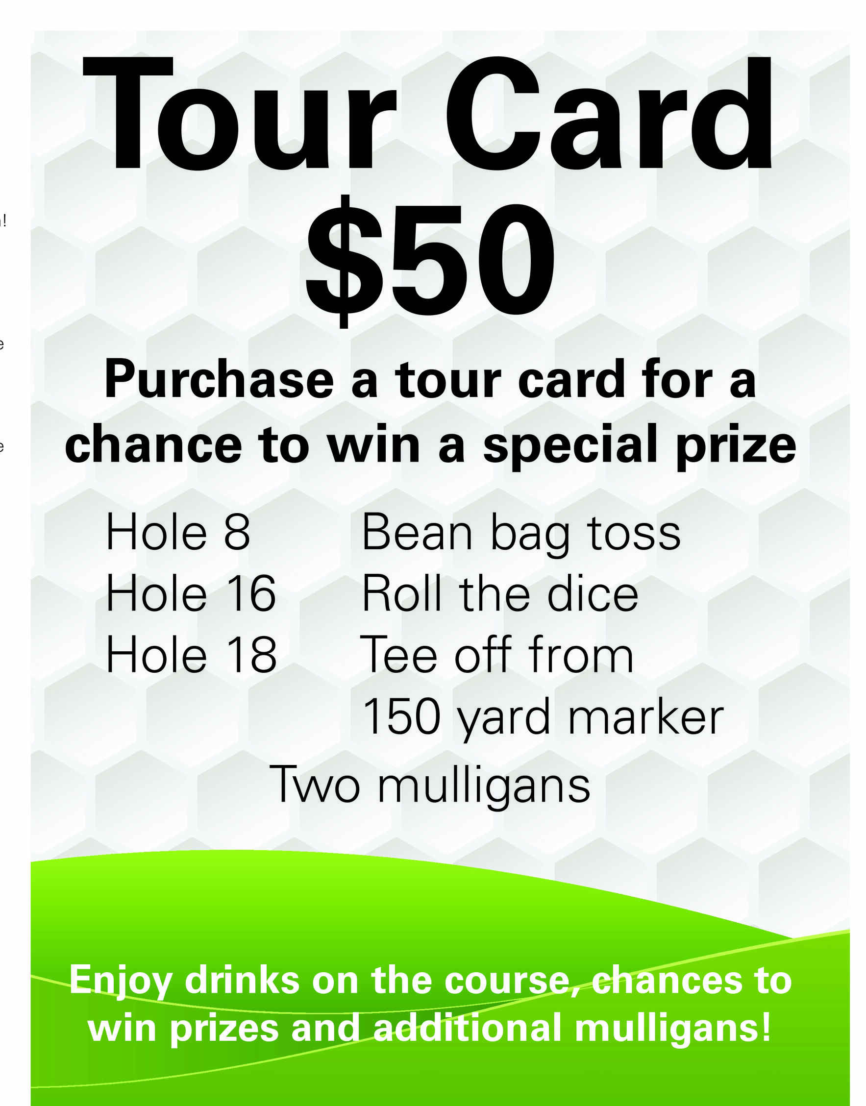 2023 CARE House Golf Tour Card image