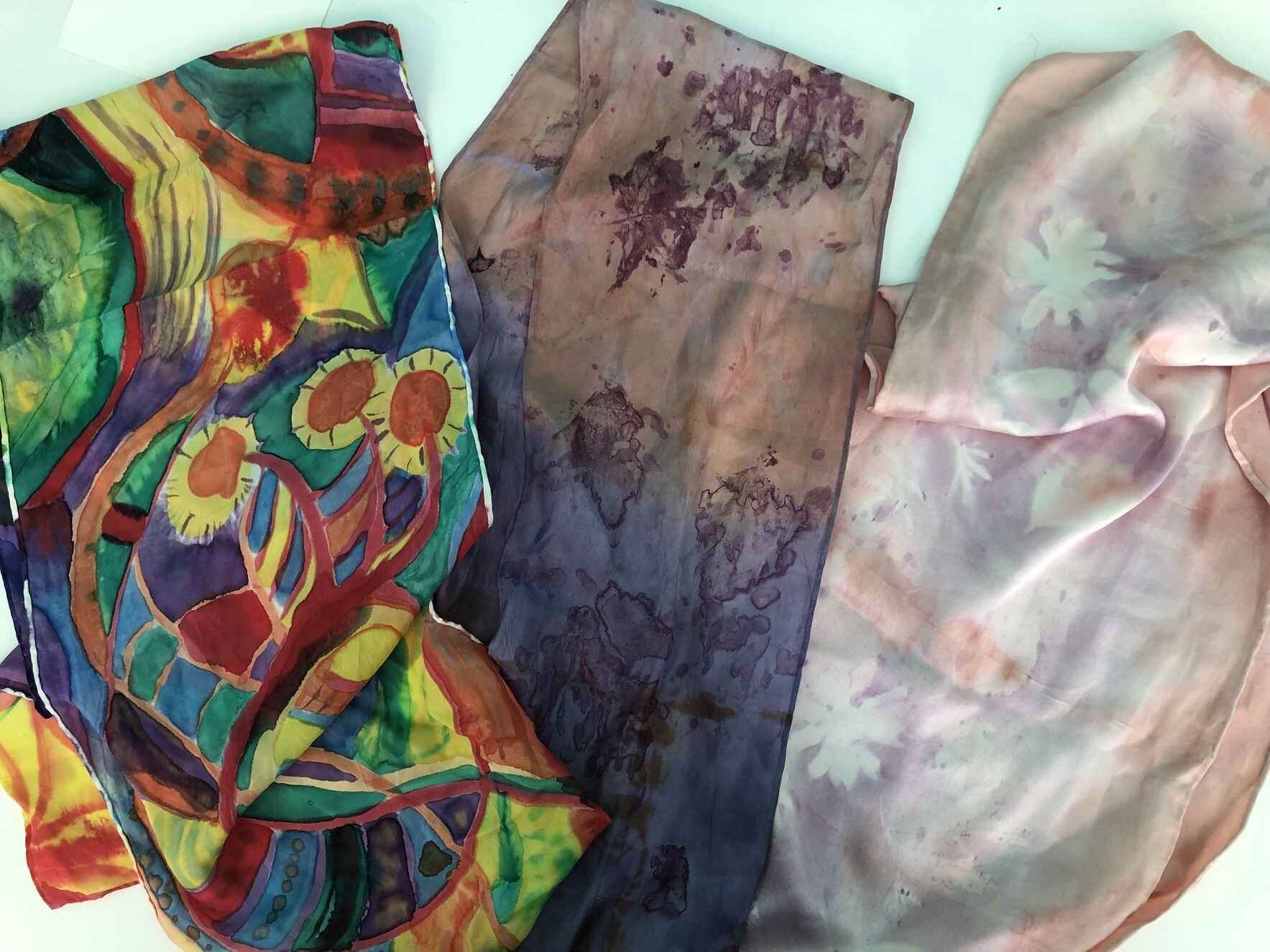 Wednesday Workshop: Silk Scarf Painting image