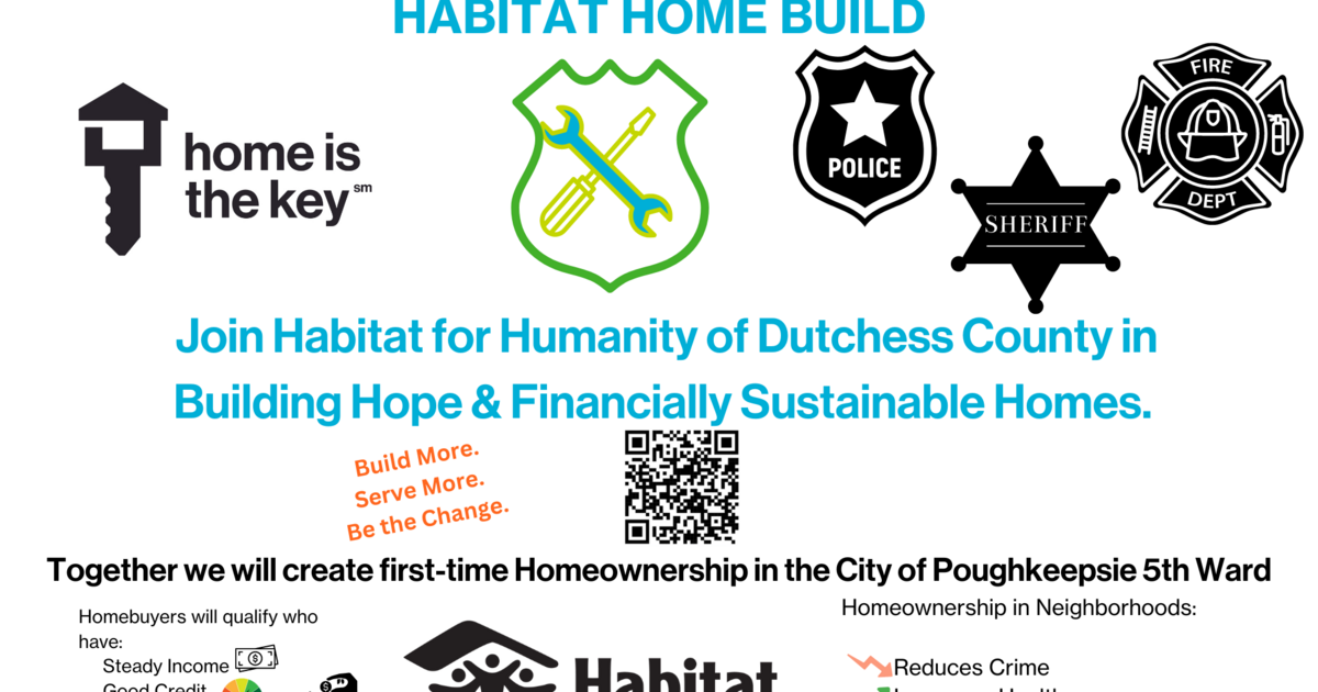 Habitat for Humanity of Dutchess County First Responders Build