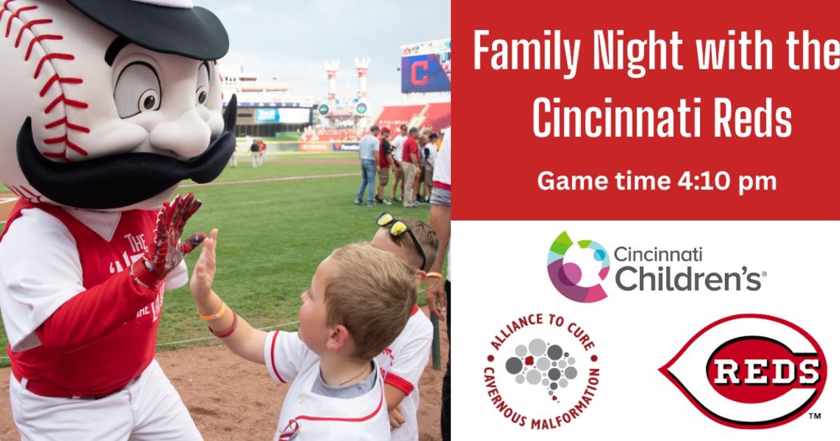 ANGIOMA ALLIANCE - Cincinnati Reds CCM Family Baseball Game