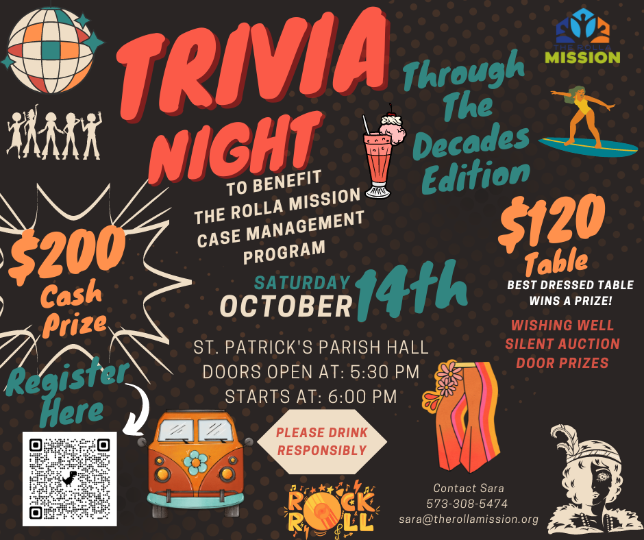 The Rolla Mission Trivia Night Through The Decades Edition