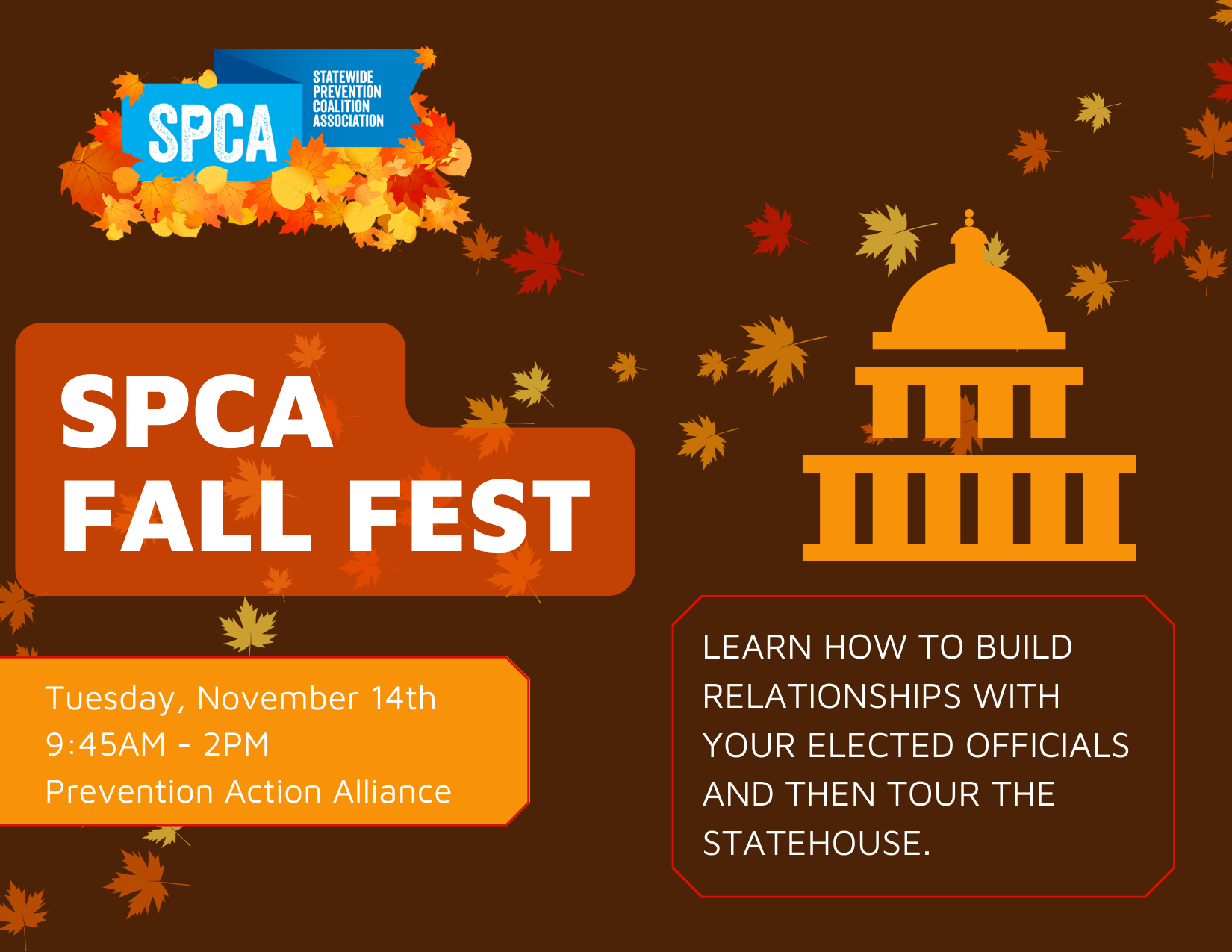 PREVENTION ACTION ALLIANCE SPCA Fall Fest