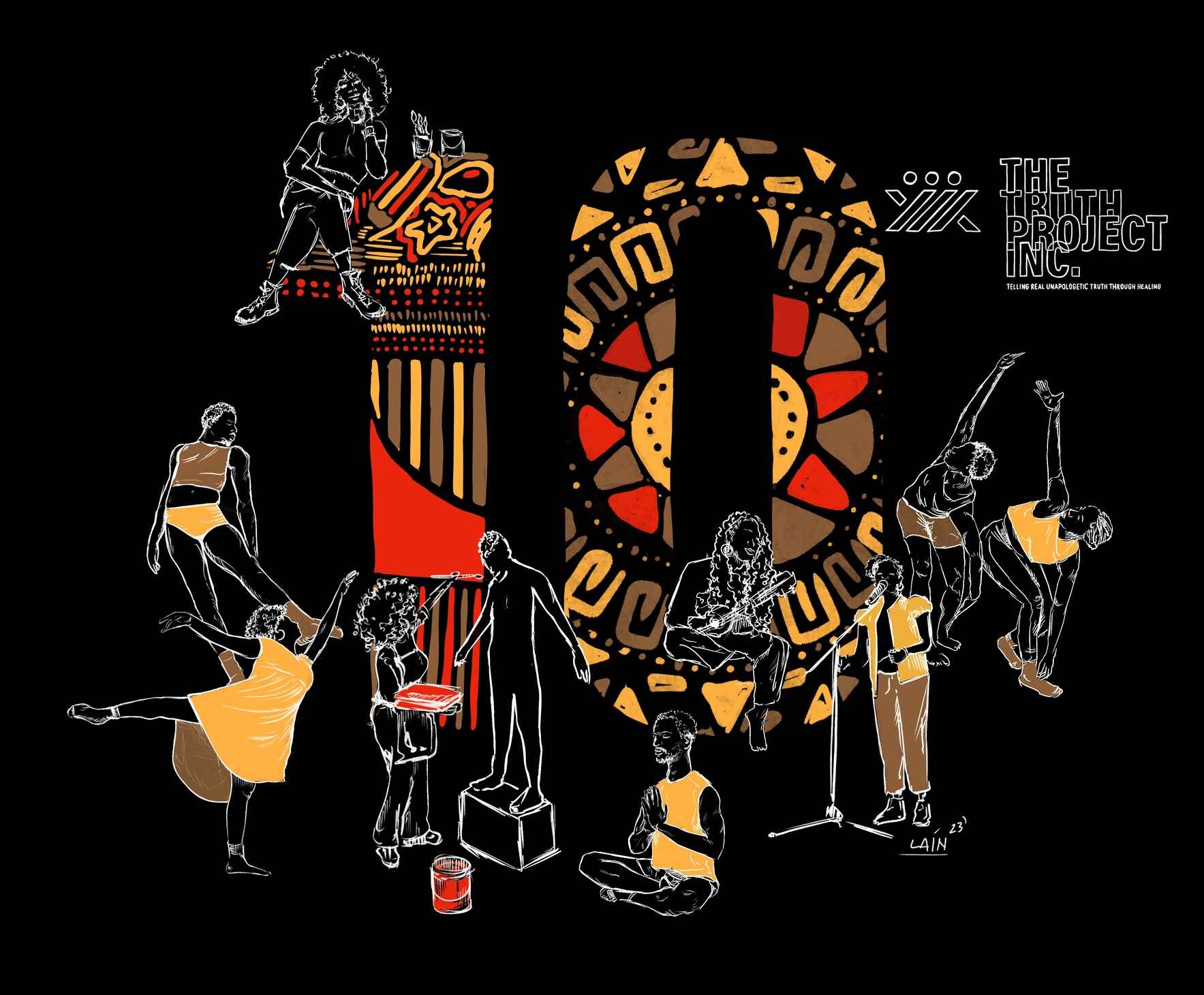 The T.R.U.T.H. Project, Inc. 10 Year Commemorative Anniversary T-shirt image