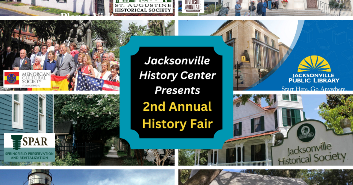 Jacksonville Historical Society Inc The Jacksonville History Center 2nd Annual History Fair