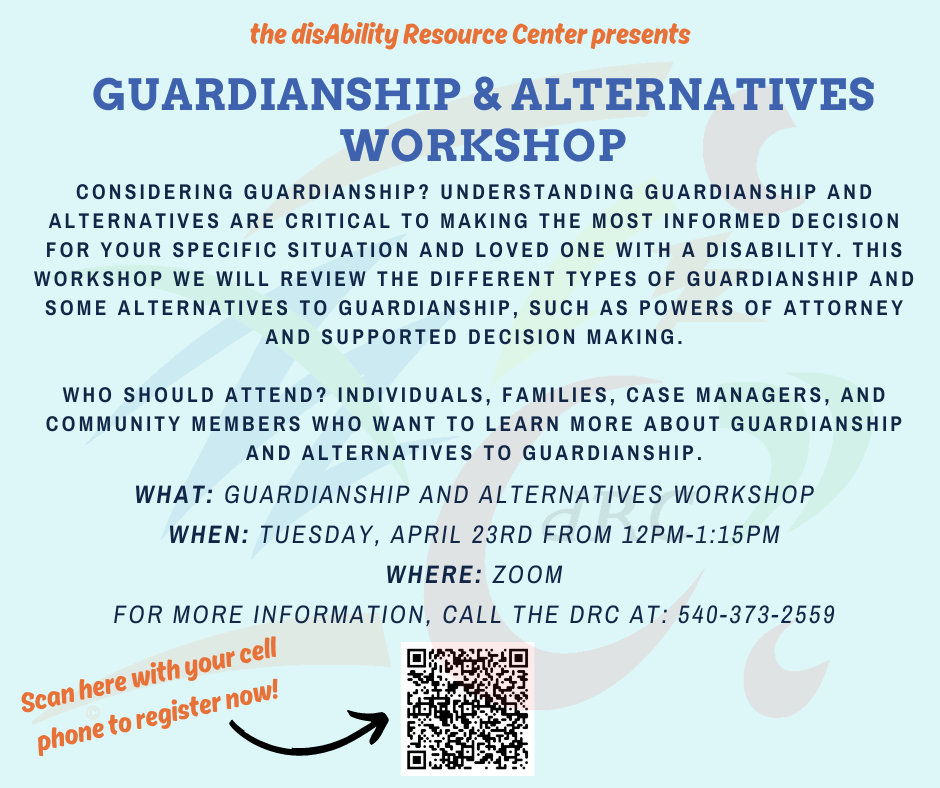 Guardianship & Alternatives Workshop image
