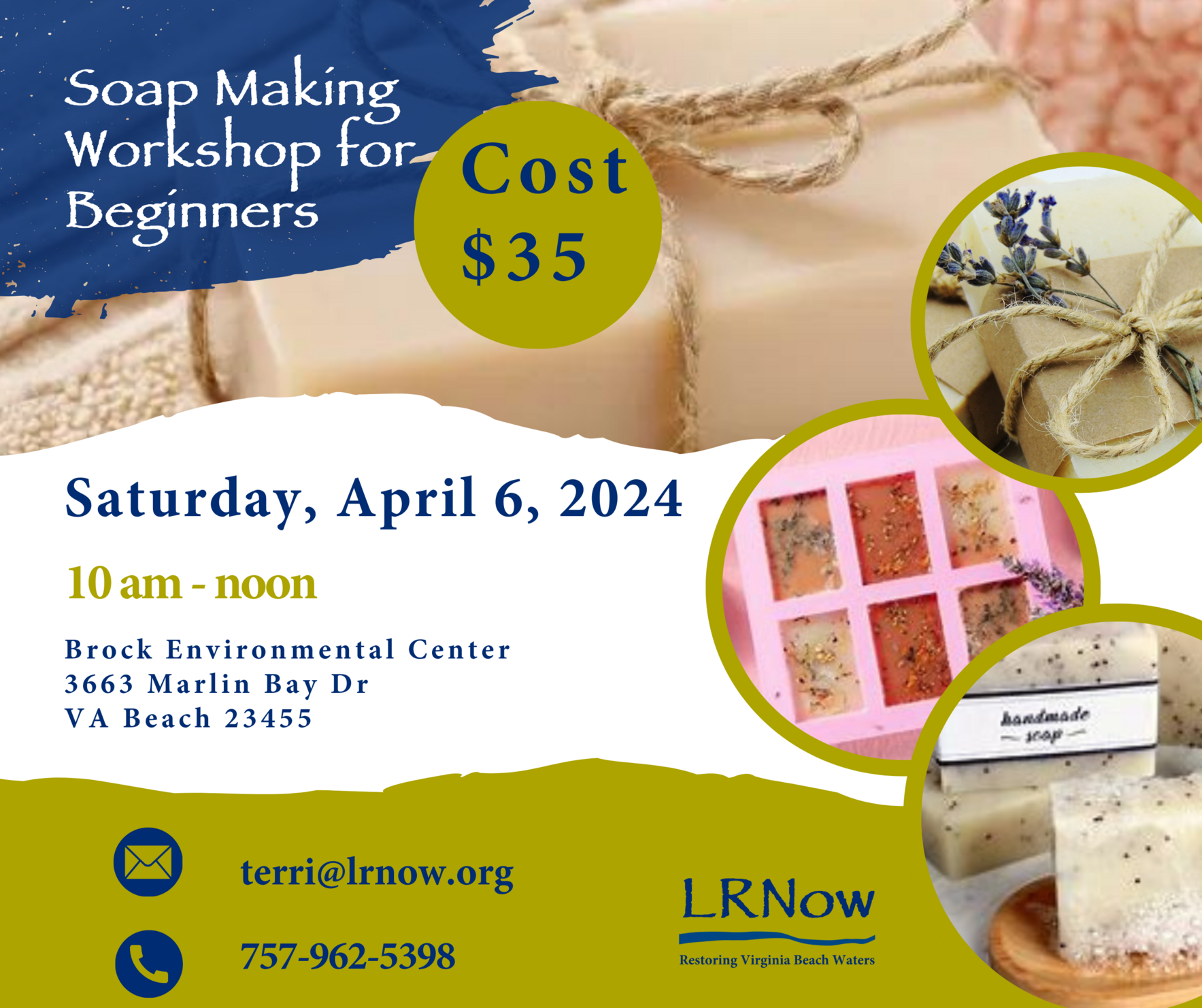 Lynnhaven River NOW - Natural Soapmaking Workshop