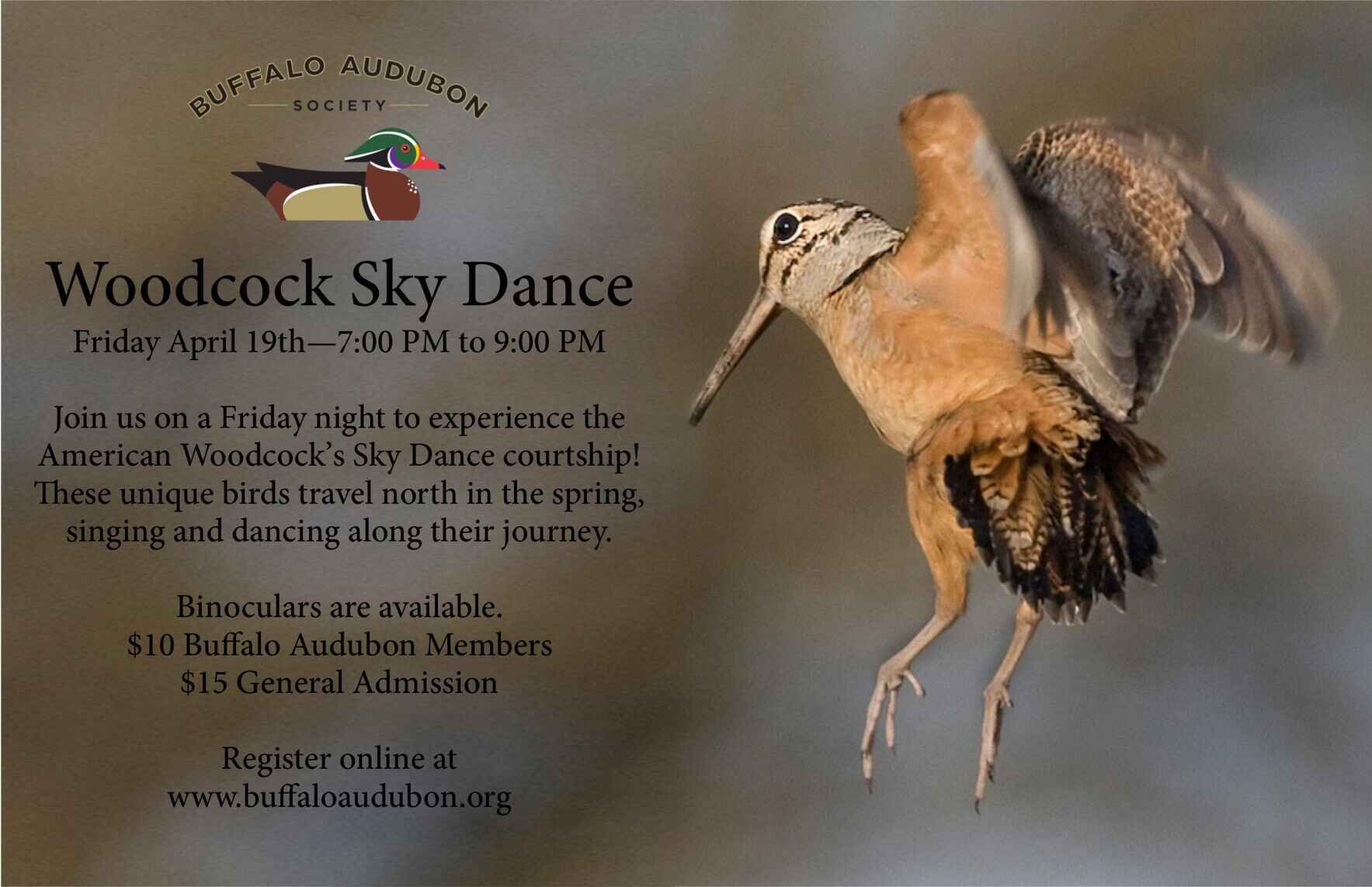 Buffalo Audubon Society Inc - Woodcock Sky Dance (General Admission)