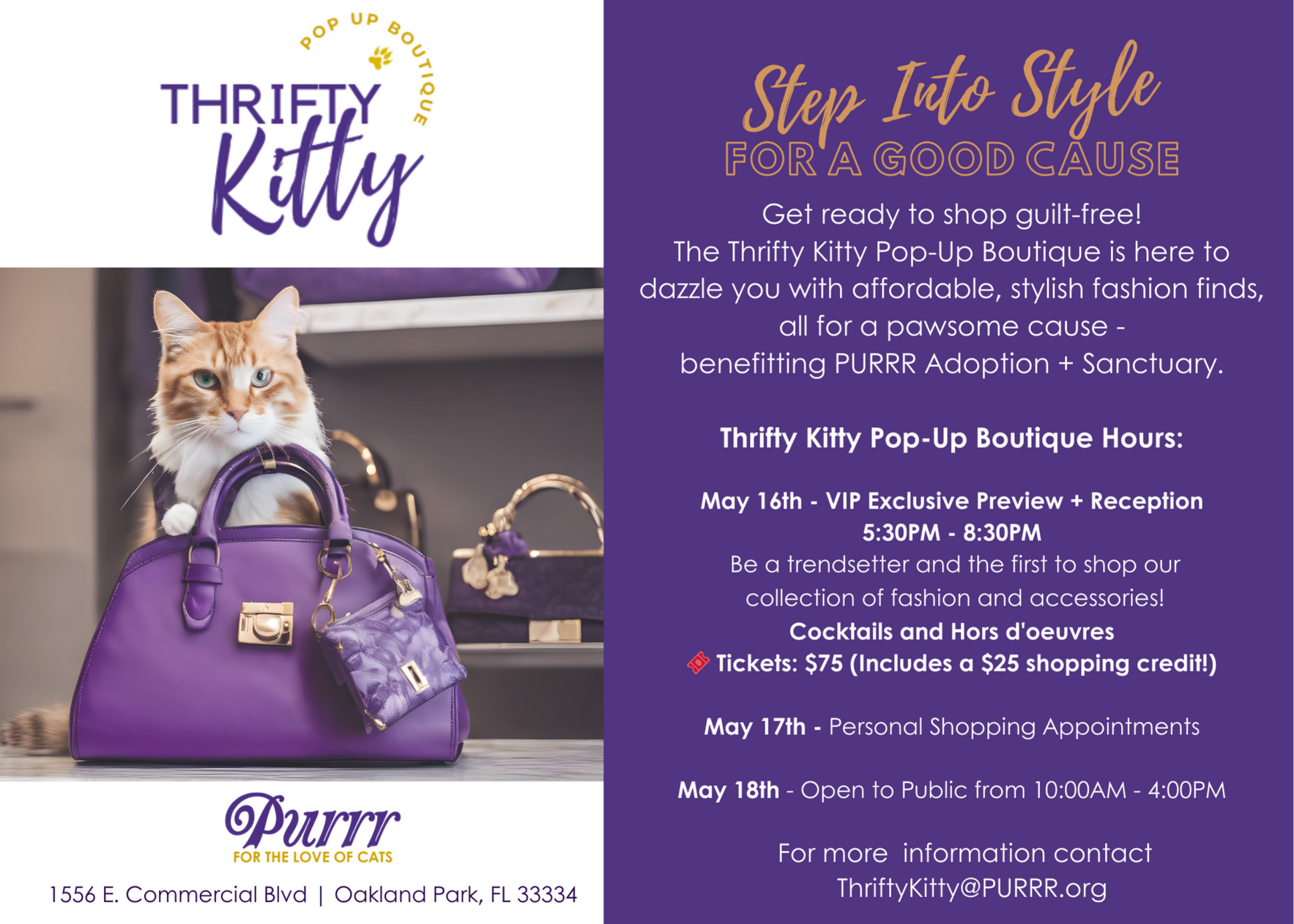 Thrifty Kitty Pop-Up Boutique - Exclusive VIP Preview and Reception image