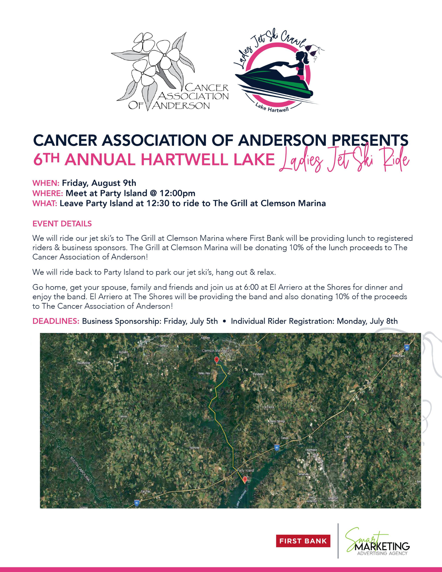 6th Annual Hartwell Lake Ladies Jet Ski Ride 2024 image