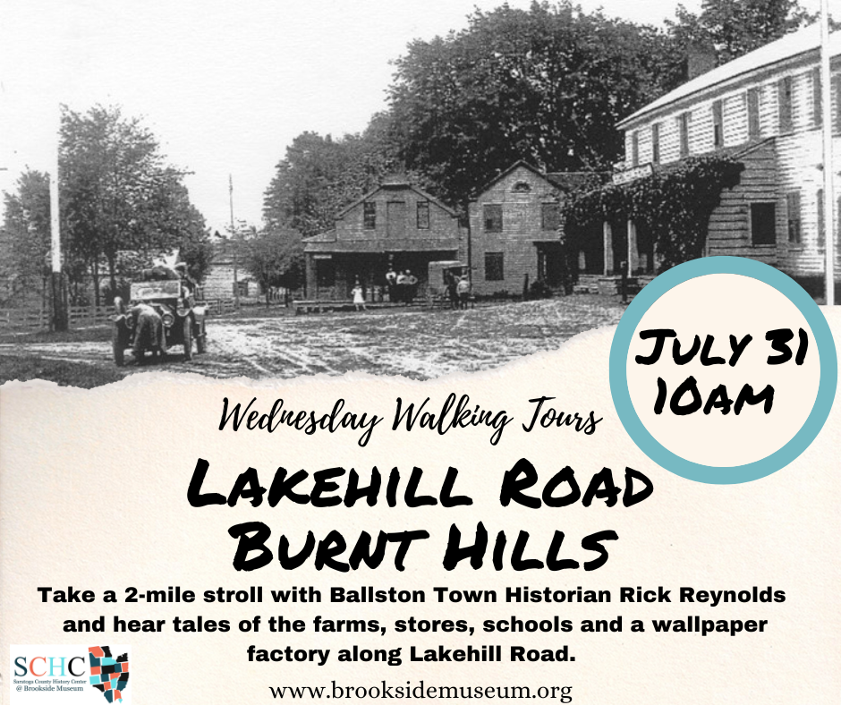 Wednesday Walking Tours – Lakehill Road Burnt Hills image