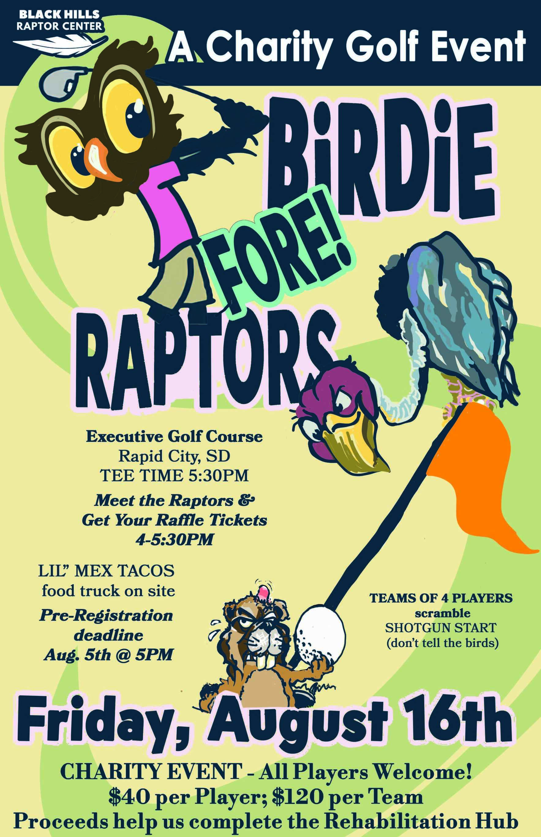 "Birdies fore! Raptors" Charity Golf Tournament image