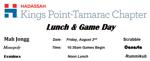 FL - FBR - Kings Point - Lunch and Game Day 2024 image