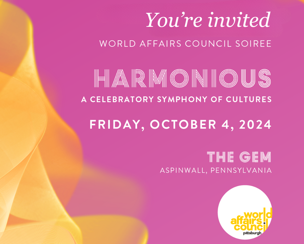 2024 Harmonious: World Affairs Council of Pittsburgh Soiree image